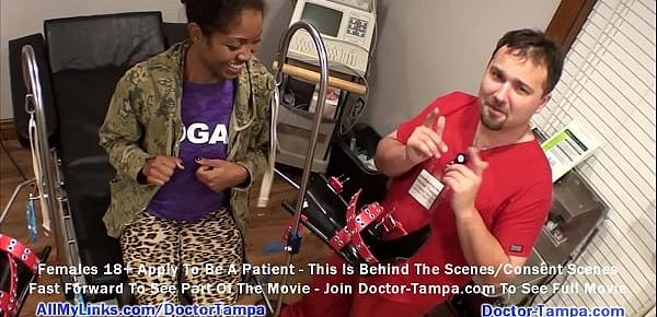  $CLOV - Freshman Lotus Lain Gets Mandatory New Student Physical & Gyno Exam From Doctor Tampa At GirlsGoneGyno.com